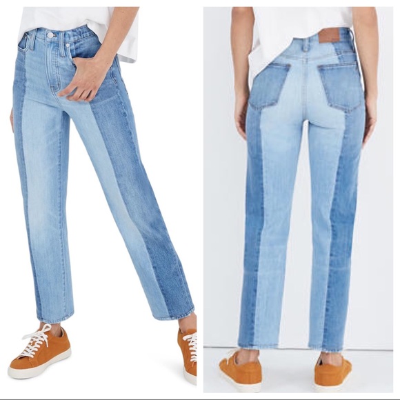 Madewell Denim - NWT Madewell Classic Straight Clairmont Pieced